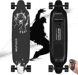10. COOL&FUN Electric Skateboard with Remote Control