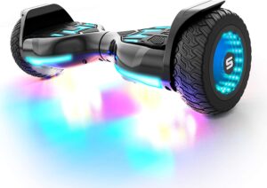 3. Swagtron Swagboard Warrior XL Hoverboard with Bluetooth speaker and LED lights