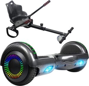 4. Felimoda Hoverboard with Seat Attachment