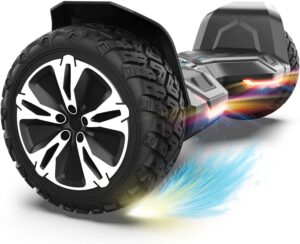 4. Gyroor Warrior Hoverboard with Bluetooth Speakers and LED Lights