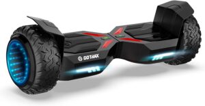 6. Gotrax E5 Hoverboard with Speaker and LED lights
