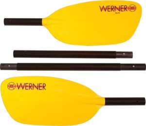 7. Werner Rio 4-Piece Fiberglass-Reinforced Whitewater Kayak Paddle
