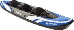 1. Sevylor 3 Person Inflatable Kayak
