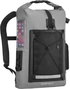 10. DraDraLee Waterproof Dry Bag Kayak Backpack