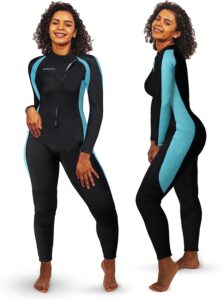 3. Divmystery Full Surfing Wetsuit for Women