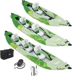 6. AM Aqua MARINA 3 Person Inflatable Kayak