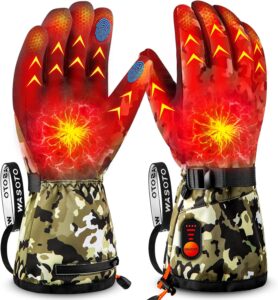 2. WASOTO Heated Gloves for Hunting