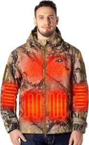 2. WASOTO Heated Jackets Windproof Water Resistant