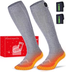 3. Wototic Heated Socks Rechargeable