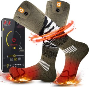 4. OIGOGOI Rechargeable Electric Heated Socks