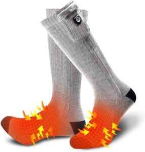 6. Day Wolf Heated Socks Rechargeable