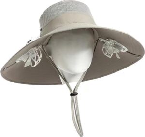 6. Solar Fan Cap Sun Hat