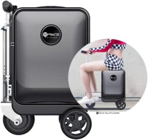 1. Smart Rideable Electric Suitcase Luggage Scooter