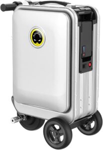 2. SE3S Smart Rideable Suitcase Electric Luggage Scooter