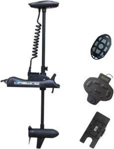 1. Black Haswing Cayman Freshwater/Saltwater Electric Trolling Motor