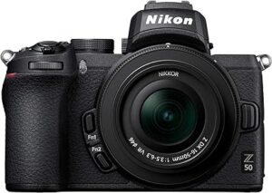 8. Nikon Z 50 Mirrorless Camera for Beginners