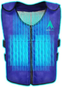 9. Ice Vest Adjustable Cooling Vest with Ice Packs