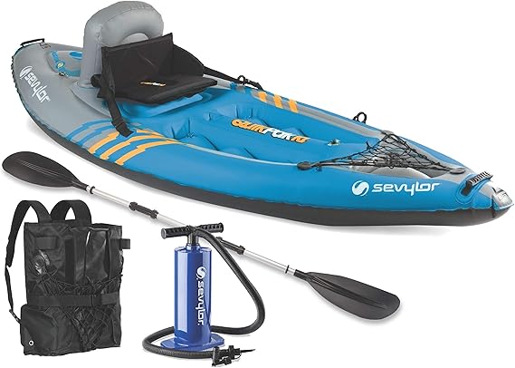 9. Sevylor QuickPak K1 1-Person Inflatable Kayak